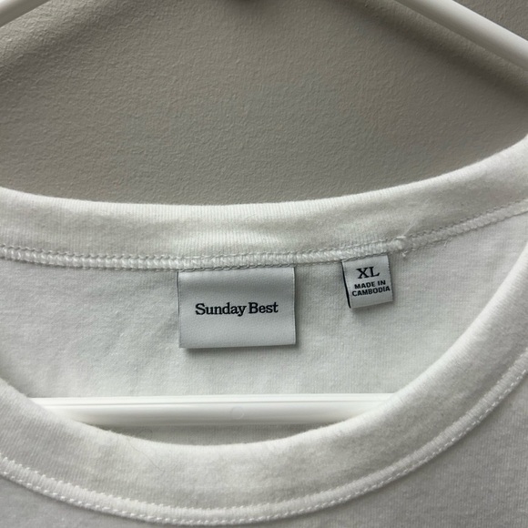 Sunday Best White “The Smart One” Tee Shirt - Picture 4 of 4